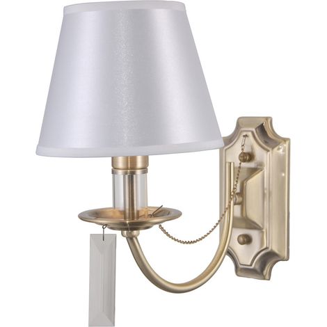 Italux Solana Applique murale classique à 1 lumière avec abat-jour, E14 (1/2)