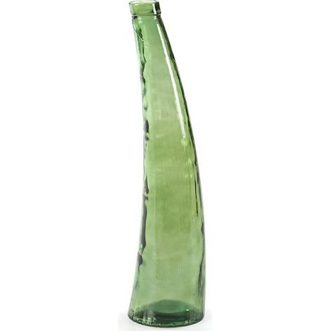 Vase 22X22X80 Grünes Glas (1/3)