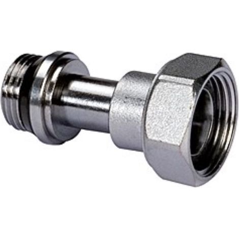Bocchettone telescopico in ottone, cromato con autotenuta e calotta Giacomini R173TG 1/2" (1/2)