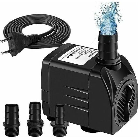 Pompe Submersible - 1800 L/H - 30 W - Hauteur de Refoulement 2,2 M - Pour Aquarium et Bassin - 1 Pièce (1/4)