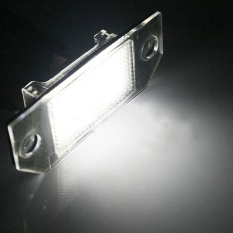 12V LED-Kennzeichenbeleuchtung, weiße Ersatzleuchte für Ford Focus C-MAX MK2, 2 Stück.