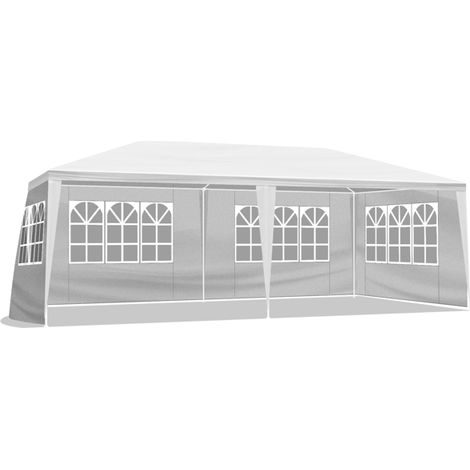 Spacious Outdoor Party Tent 10x20 Feet with Removable Sidewalls for Backyard Events, Weddings, picnics, and Commercial Use
