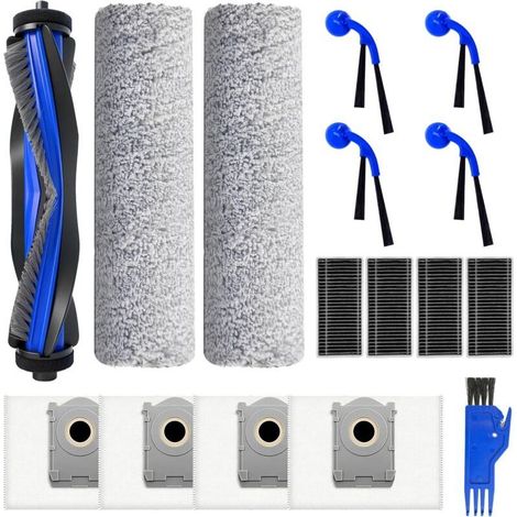 Zubehör für Ecovacs T80, 16-teiliges Set für den Ecovacs Deebot T80 Omni, Ersatzteile inklusive 1 Hauptbürste, 4 Seitenbürsten, 4 Filter, 2 Reinigungswalzen und 4 Staubbeuteln (1/5)
