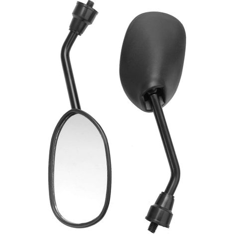 Paire Rétroviseur pour Scooter Moto Bande de roulement vis 8mm M8 réglable (1/5)