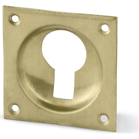 Trou de serrure en laiton Monvado modèle encastré R.328-L (1/2)