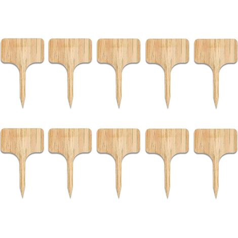 Etiquettes De Plantes En Bambou - 10 Pièces - 61 Cm - Pour Arbres Fruitiers Semis Fleurs Légumes Plantes En Pot (1/5)