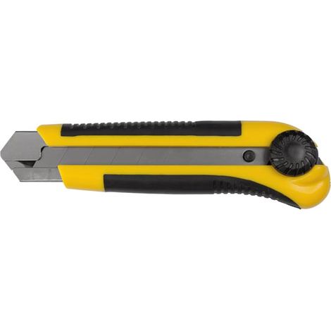 Toolland MES03N cúter Negro, Amarillo Cúter de cuchillas intercambiables (1/2)
