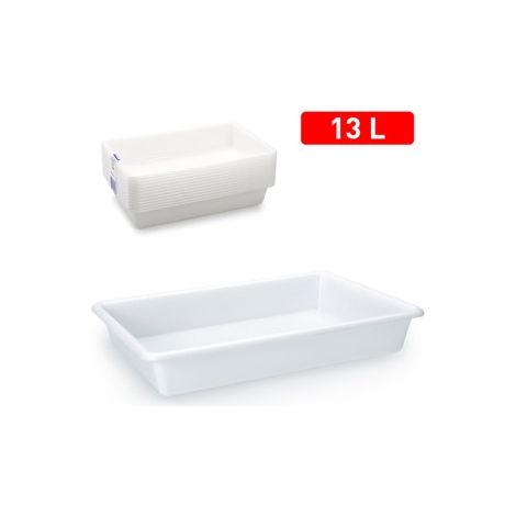 1 Pezzo Vaschetta Multiuso Ristorazione 55 x 40 x 9 cm 13 Litri