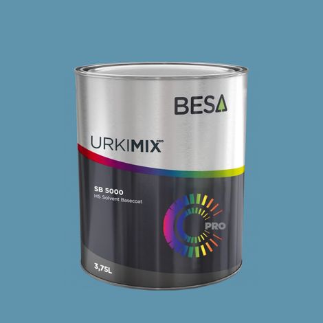 Pot de peinture Polyuréthane / bi composant Bleu Pastel RAL 5024  Mat - 500 gr