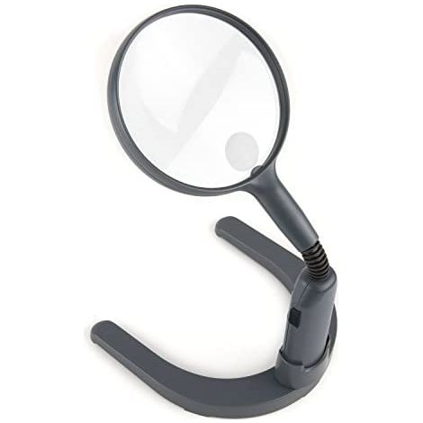 Carson Gn-55 GN-55-2-in-1 Lente di ingrandimento con illuminazione a LED e lente di ingrandimento 3.5X, colore nero, Adult Unisex, 1 Dimensione (1/5)