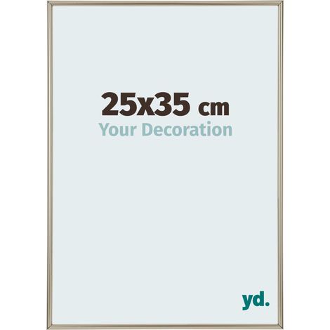 yd. - Cadre photo 25x35 - Champagne - Plastique - Annecy