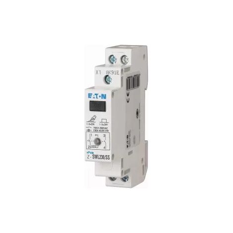 Modularer 2-Positionen-Schalter 2Z 16A mit Kontrollleuchte 230V AC/DC Z-SWL230/SS 276306 (1/2)