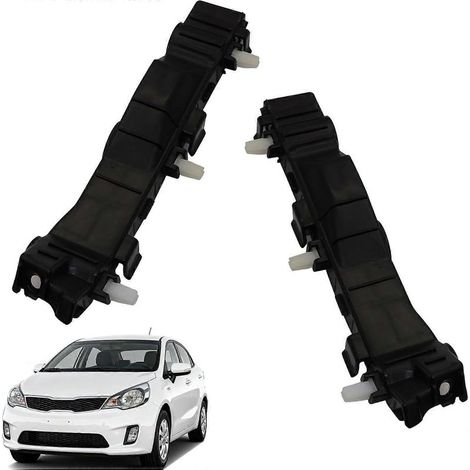 2 supports de pare-chocs avant (réf. 865141W200) pour Kia Rio
