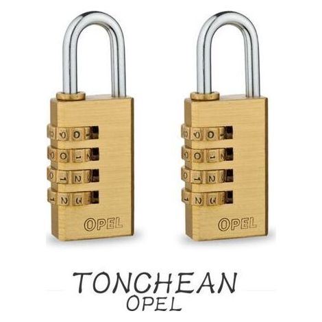 Cadenas Code 4 Chiffres - 7.5 X 2.8 Cm - Exterieur Interieur - Lot De 2 (1/5)