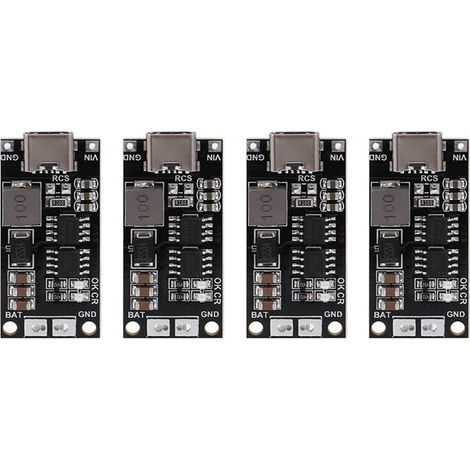 4X module charge LiPo polymère lithium 2S Type-C 8.4V pour 7.4V 11.1V 14.8V 18650 2S 1A (1/5)