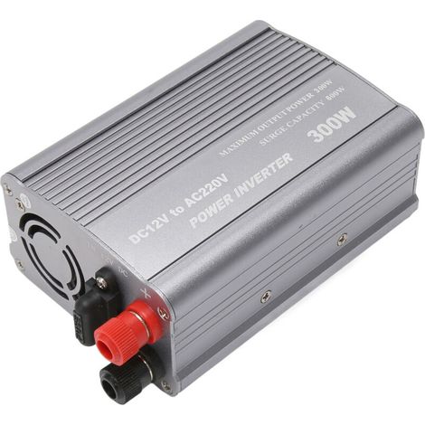 Convertisseur de Tension 12V/220V 300W pour Camping-Car, Onduleur Voiture avec Prise CA (1/5)