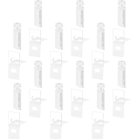 12 Ensembles de Languettes de Remplacement en PVC pour Stores Verticaux, Installation sans Perçage, Design Minimaliste, Accessoires de Réparation pour Volets et Stores (1/5)
