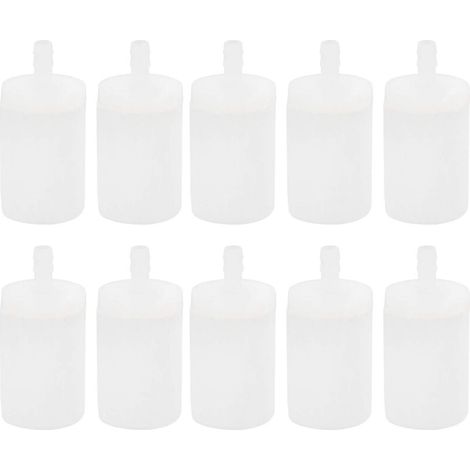 10 Stück ABS-Kraftstofffilter, Kraftstofffilter-Ersatz, passend für Husqvarna-Kettensägenteile, Gartenwerkzeug-Zubehör, fortschrittliche Fertigungstechnologie A (1/4)