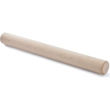 De Buyer - Rouleau à pâtisserie sans manche en bois de hêtre - Longueur 50 cm -, Marron (1/5)
