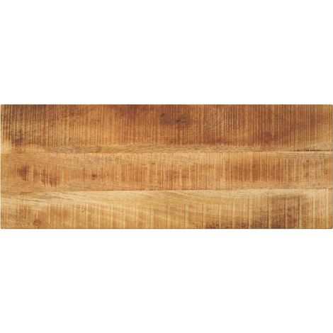 Tischplatte 70x40x2,5 cm Rechteckig Raues Massivholz Mango