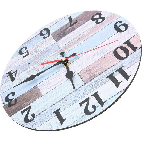 Horloge murale ronde silencieuse de style industriel américain pour la décoration intérieure et horloge murale décorative rétro commerciale (Figure 1) (1/5)