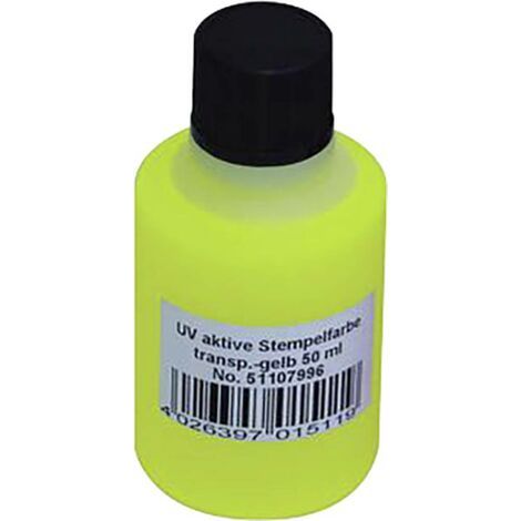 Peinture à tampon pour lumière noire Eurolite jaune 50 ml (1/3)