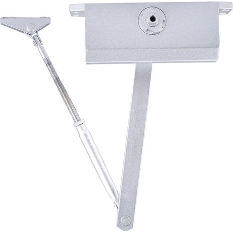 Ferme-porte automatique sans perçage, réglable à 180 degrés, pour portes coulissantes à ressort. (1/5)