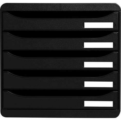 309714D bandeja de escritorio/organizador Poliestireno Negro