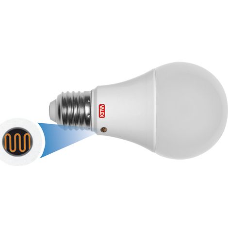 Lampadina LED Goccia 10,7W E27 Luce Calda con sensore crepuscolare 1155233 VALEX