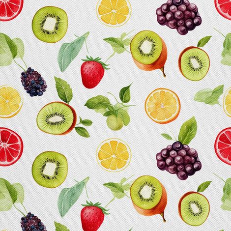 Tela decorativa para exteriores Oxford - Motivo frutal DX6147 (1/5)
