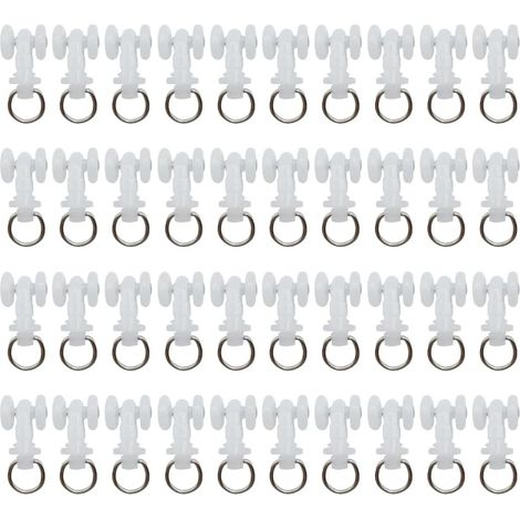 40 pièces Rouleau pour Rail de Rideau, pour Bureau, Maison, hôtel (1/5)