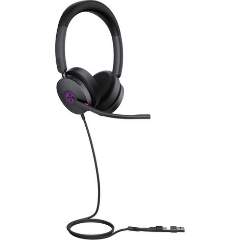 Yealink UH48 Dual UC Kabelgebundenes Headset USB-C/A Schwarz (1/3)