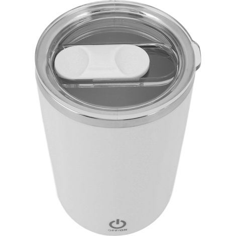 350 ml USB-Elektro-Mixbecher, auslaufsicher, automatischer Mixbecher, selbstumrührender Kaffeebecher, weiß (1/5)