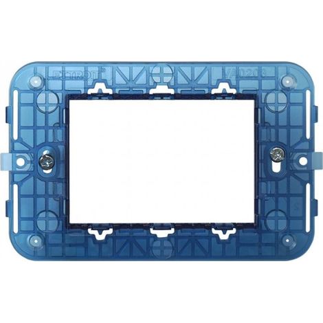 ETTROIT VA0203 Supporto 3P 3 Posti Serie Venus Compatibile Con Vimar Arke