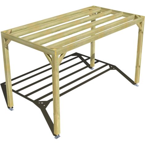 Pergola bois • 4m x 2m • indépendante • sens largeur • livraison comprise