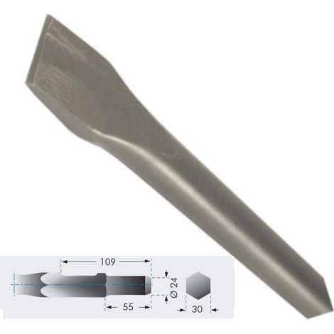 HITACHI cincel martillo demoledor 30x410mm , 0UNIDADES , HITACHI cincel martillo demoledor 30x410mm , 0UNIDADES