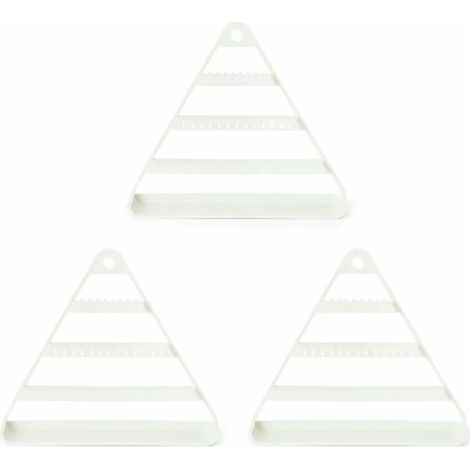 Boîte de rangement de bijoux Support de bijoux Support de stockage de bijoux, décorations de beauté, décorations de bureau, support de stockage de bijoux (blanc 3) (1/5)