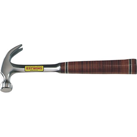 Estwing E12C Curved Claw Hammer with Leather Grip, 12oz/336g