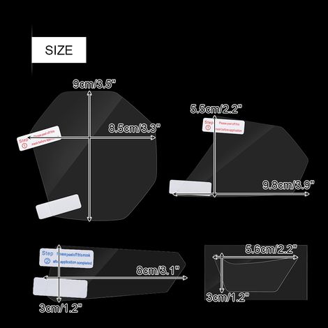 Kratzfeste Displayschutzfolie für Yamaha YZF R3 MT03 MT-03 (1/5)