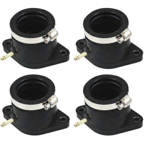 Support de joint de cache-poussière de collecteur d'admission de carburateur compatible avec XJ650 et XJ750 (1981-1983), lot de 4 pièces