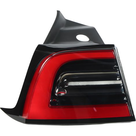 SJLERST Feu arrière extérieur de voiture 5 fils Style OEM Étanche Lampe de frein arrière Remplacement pour Tesla Modèle 3 Y 2020‑2022 feu de virage gauche