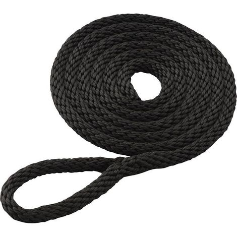 Fenderleine 1 5M Birotex Schwarz
