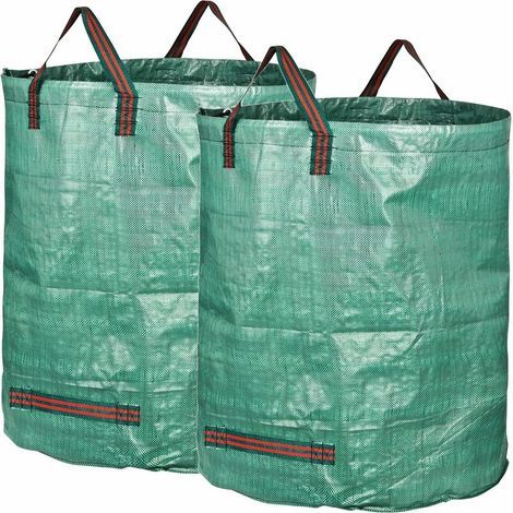 2 x 300-Liter-Gartensäcke, reißfest, 67 cm x 84 cm (1/4)