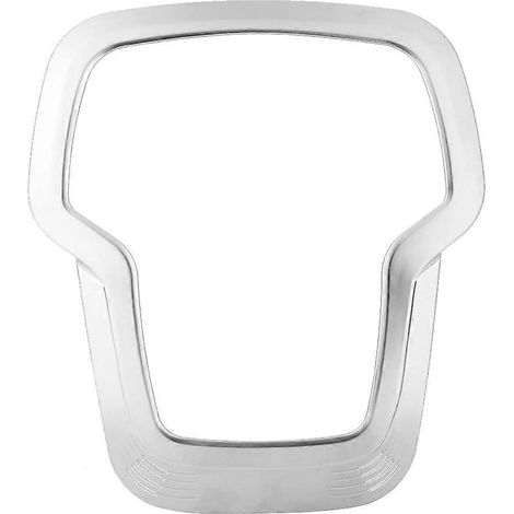 Cadre de lampe de lecture avant au plafond, finition chromée mate, compatible avec Alfa Romeo Giulia 2017 (1/4)