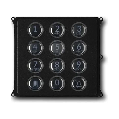 came bpt plaque frontale module clavier en zamak peint mtmfkbvr-ma 840xc-0270 (1/3)