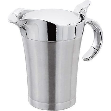 Bocal à sauce à double paroi isolante avec couvercle à charnière (750 ml) (1/4)