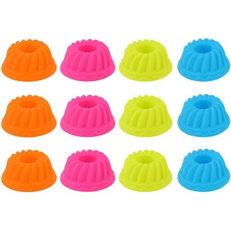 Stampini in silicone a forma di zucca Hamwesh, ideali per cupcake e muffin antiaderenti, perfetti per gli amanti della pasticceria. (1/5)
