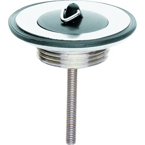 WT-u.Bidet-Siphon Uni.-Arrêt de vidange, base en laiton, finition chrom nickel acier (1/3)