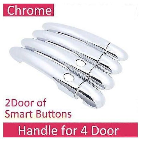 Pour Renault Koleos Samsung QM5 I MK1 20082015 : Autocollants décoratifs, poignées de porte chromées, peinture, accessoires auto (poignée à 2 boutons) (1/5)