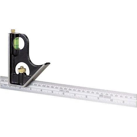 Escuadra universal Stanley 300mm metalizada precisa